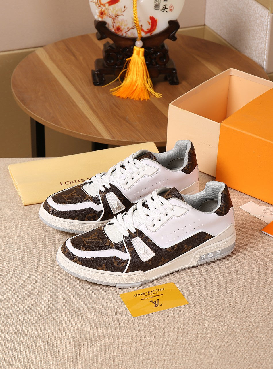 MO - LUV Brown White Sneaker