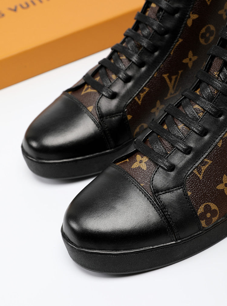 MO - LUV High Monogram Brown Boot Sneaker