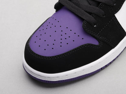 MO - AJ1 Black and purple toes