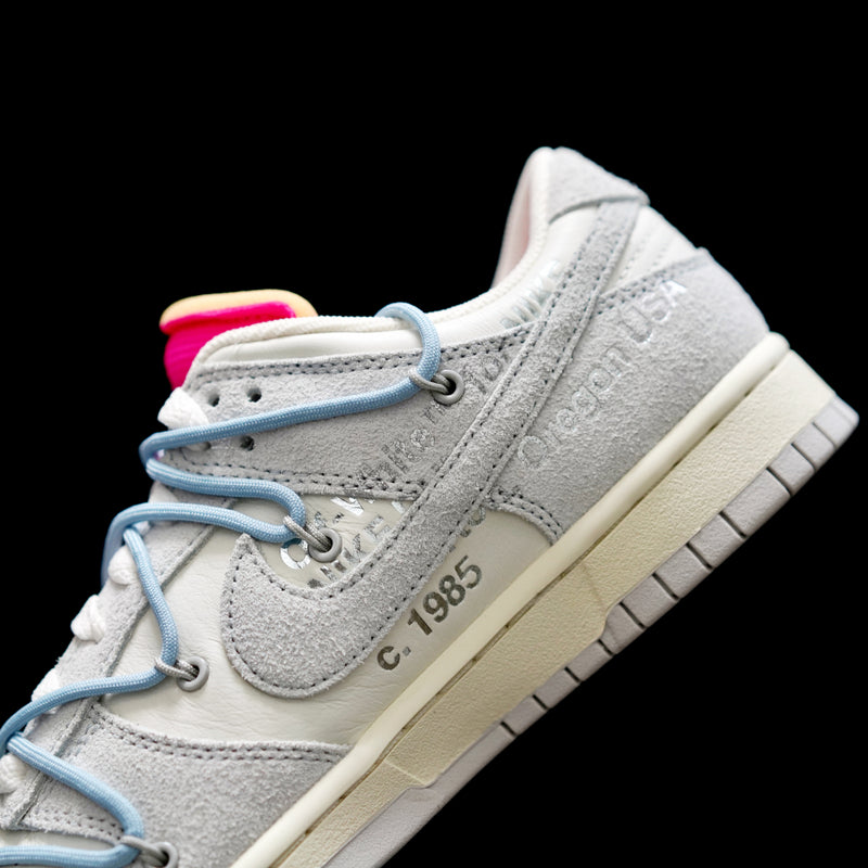 MO - OW x Dunk (NO.38) light blue shoelace pink buckle