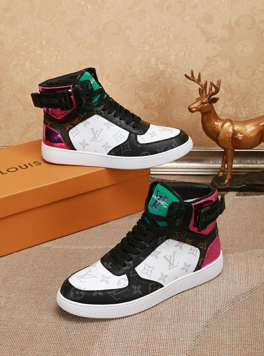 MO - LUV High Top White Black Sneaker