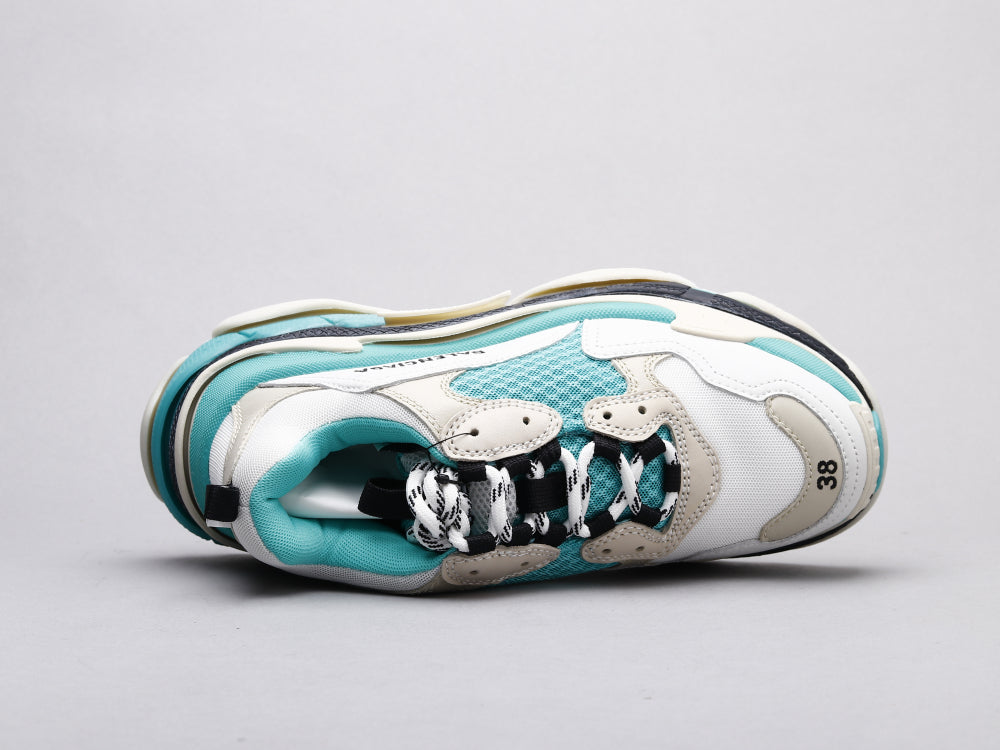 MO - Bla Triple S Tiffany Green Sneaker