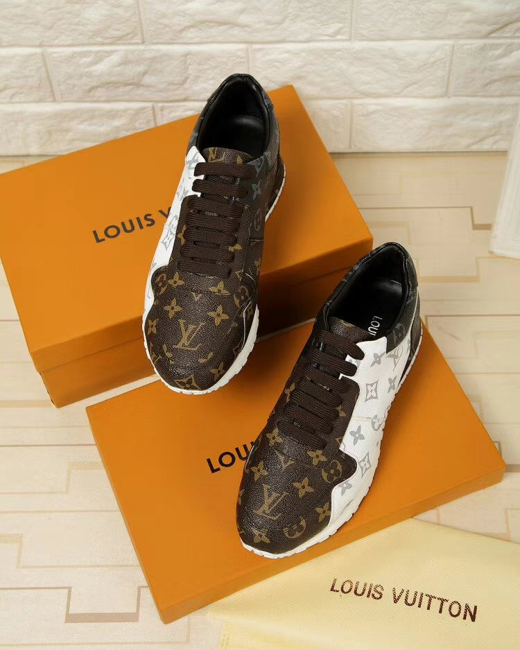 MO - LUV Run Away Brown White Sneaker