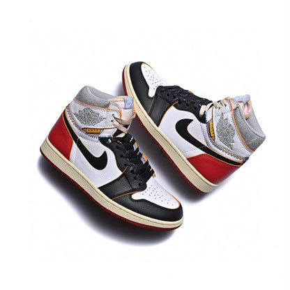 MO - Union x AJ1 High white and red stitching