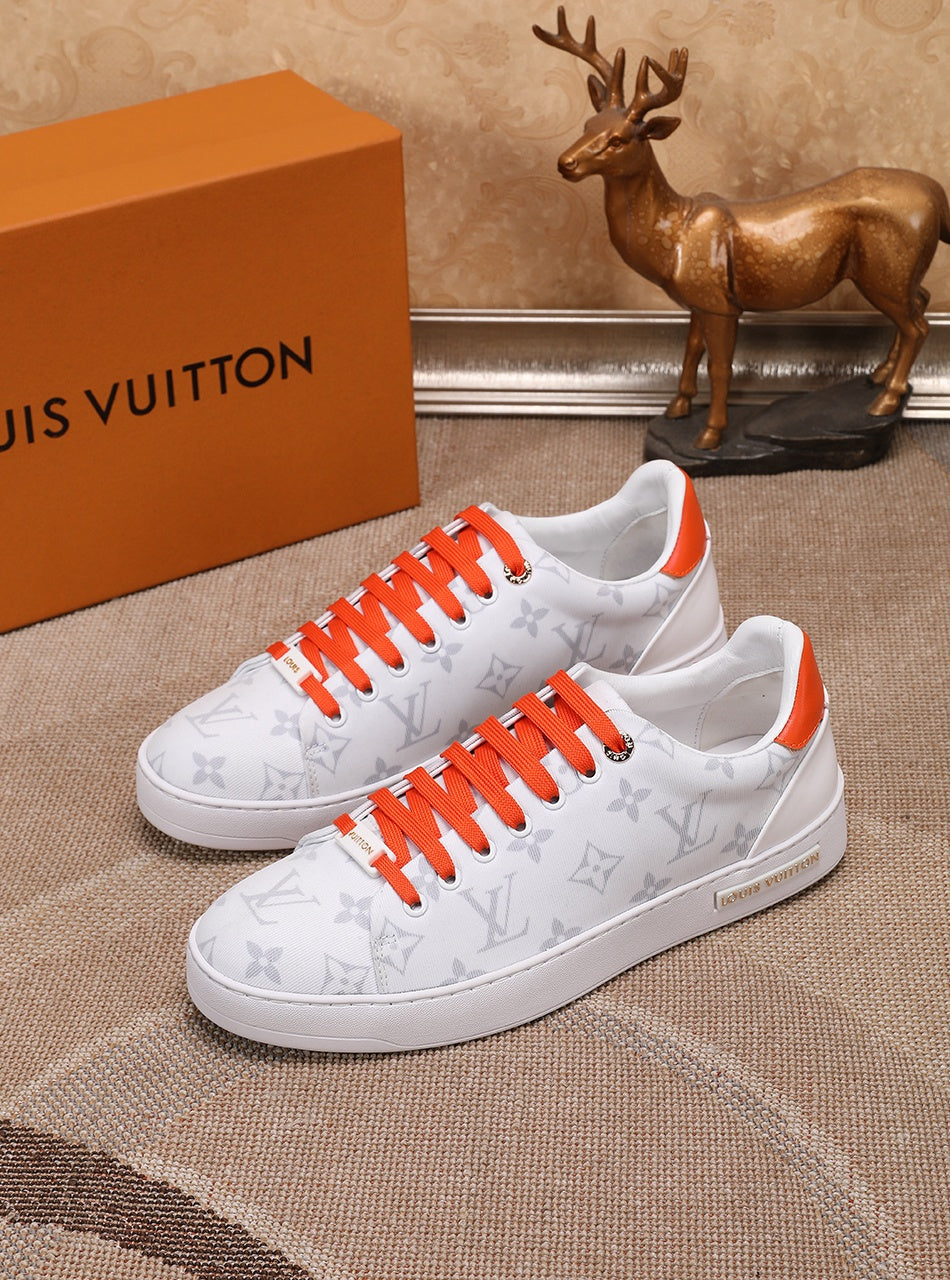 MO - LUV Time Out Orange And White Sneaker