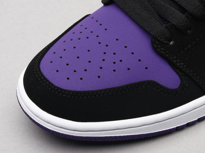 MO - AJ1 black and purple toes