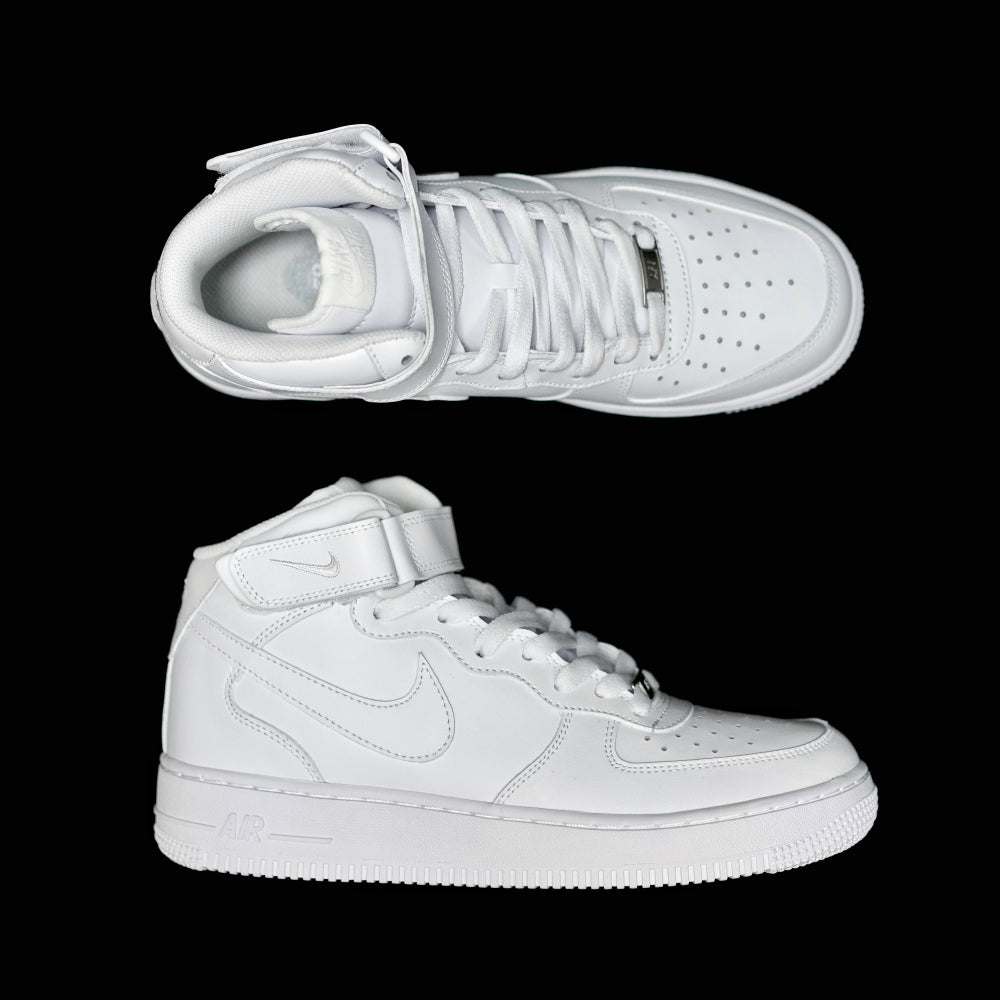 MO - AF1 pure white mid-top