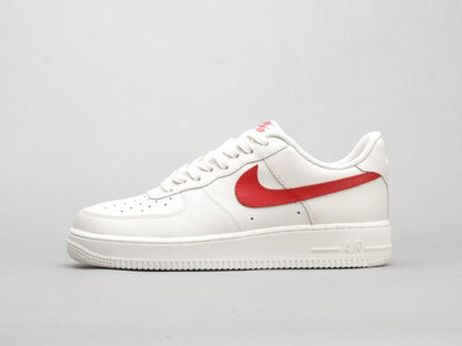 MO - AF1 retro white red low top