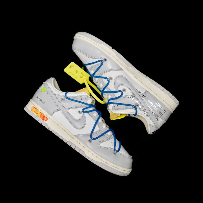 MO - OW x Dunk (NO.10) blue shoelace yellow buckle