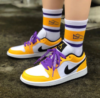 MO - AJ1 Lakers Laser Orange