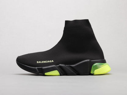 MO - Bla Socks Air Cushion Black Green Sneaker