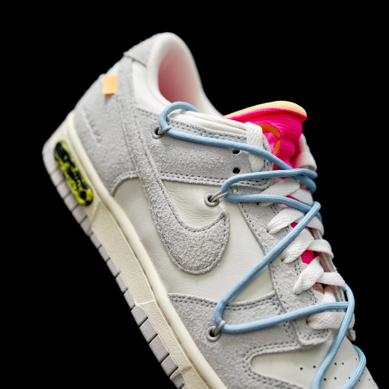 MO - OW x Dunk (NO.38) light blue shoelace pink buckle