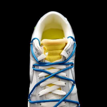 MO - OW x Dunk (NO.10) blue shoelace yellow buckle