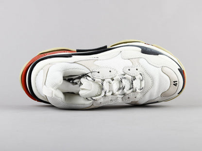 MO - Bla Triple S White Red Sneaker