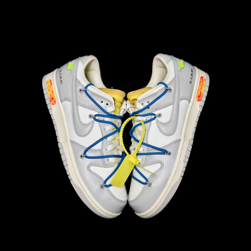 MO - OW x Dunk (NO.10) blue shoelace yellow buckle