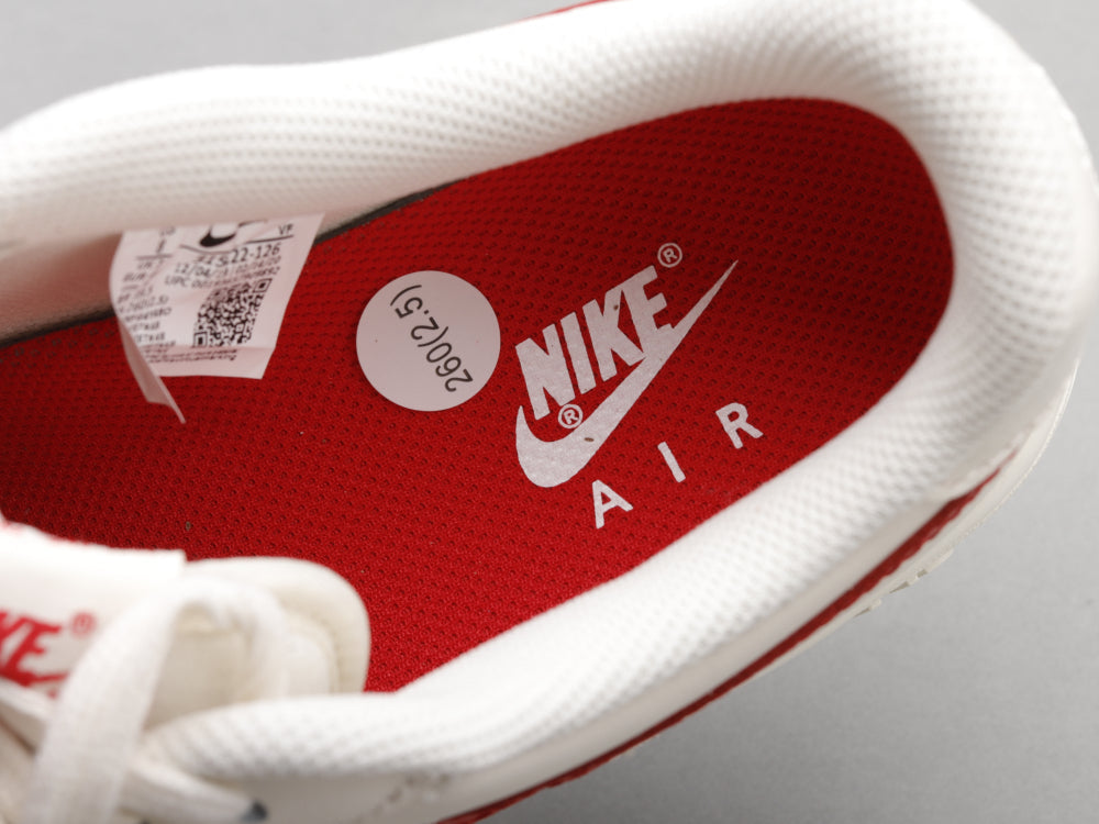 MO - AF1 retro white red low top