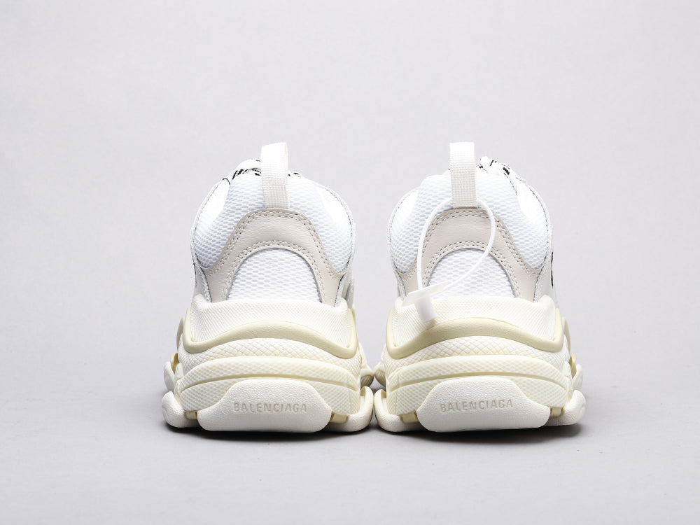 MO - Bla Triple S Pure White Sneaker