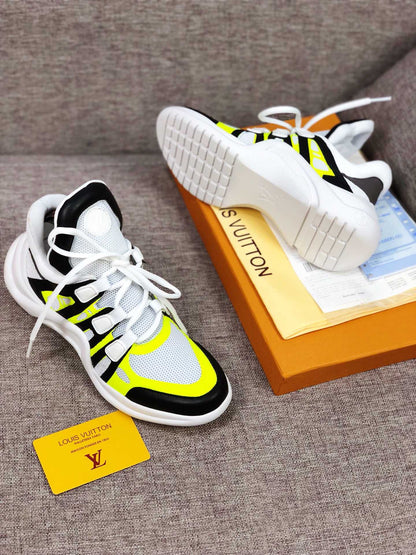 MO - LUV Archlight Black White Yellow Sneaker