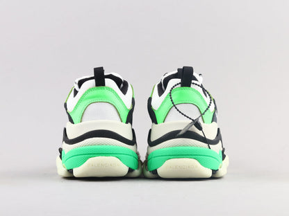 MO - Bla Triple S Black Green Sneaker