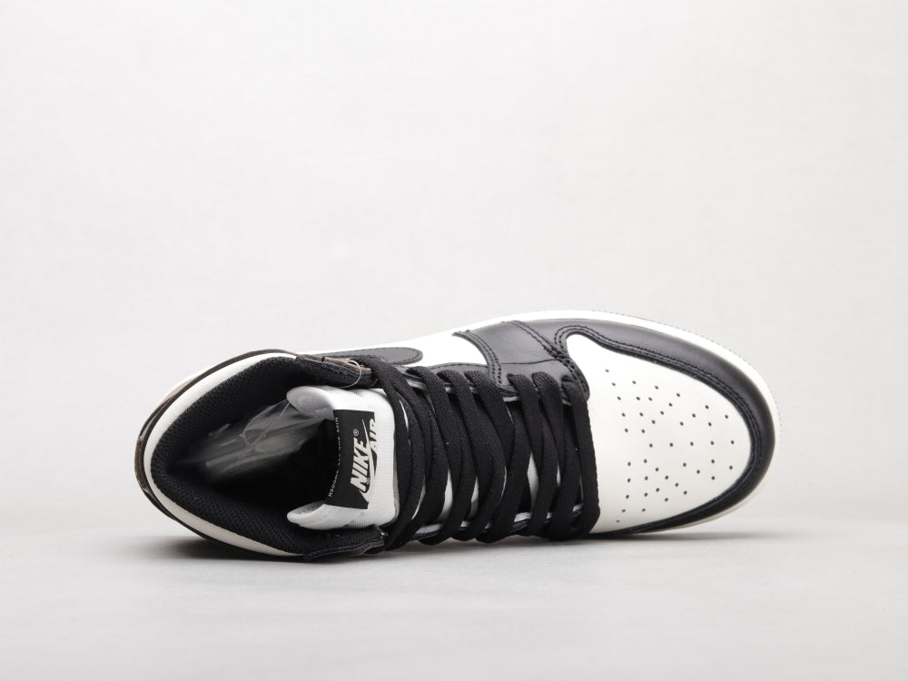 MO - AJ1 Small barb black mocha women's shoes