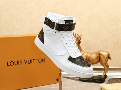 MO - LUV Bombox Boot White and Brown Sneaker