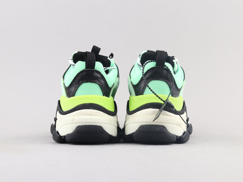 MO - Bla Triple S Yellow Green Sneaker