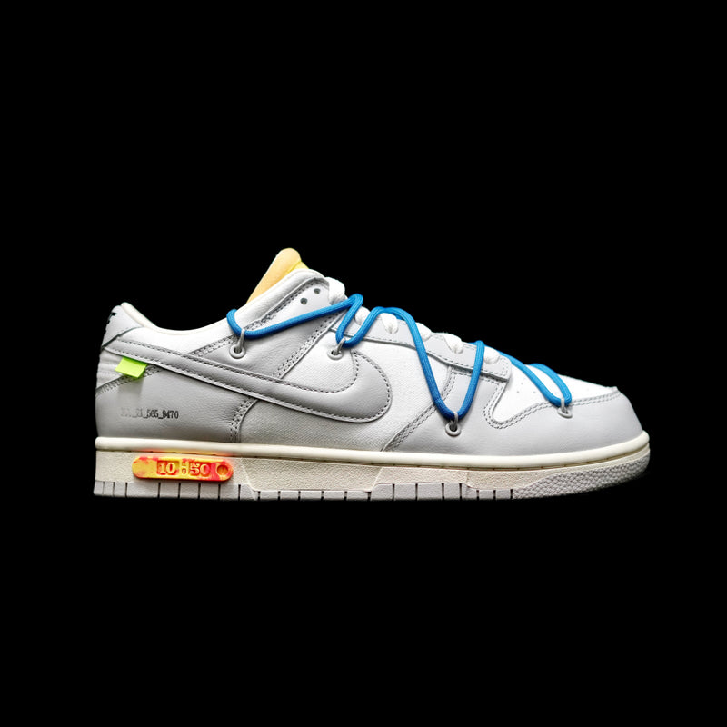 MO - OW x Dunk (NO.10) blue shoelace yellow buckle