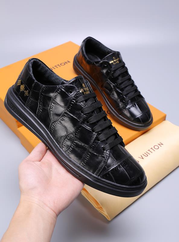 MO - LUV Alligator Black Sneaker