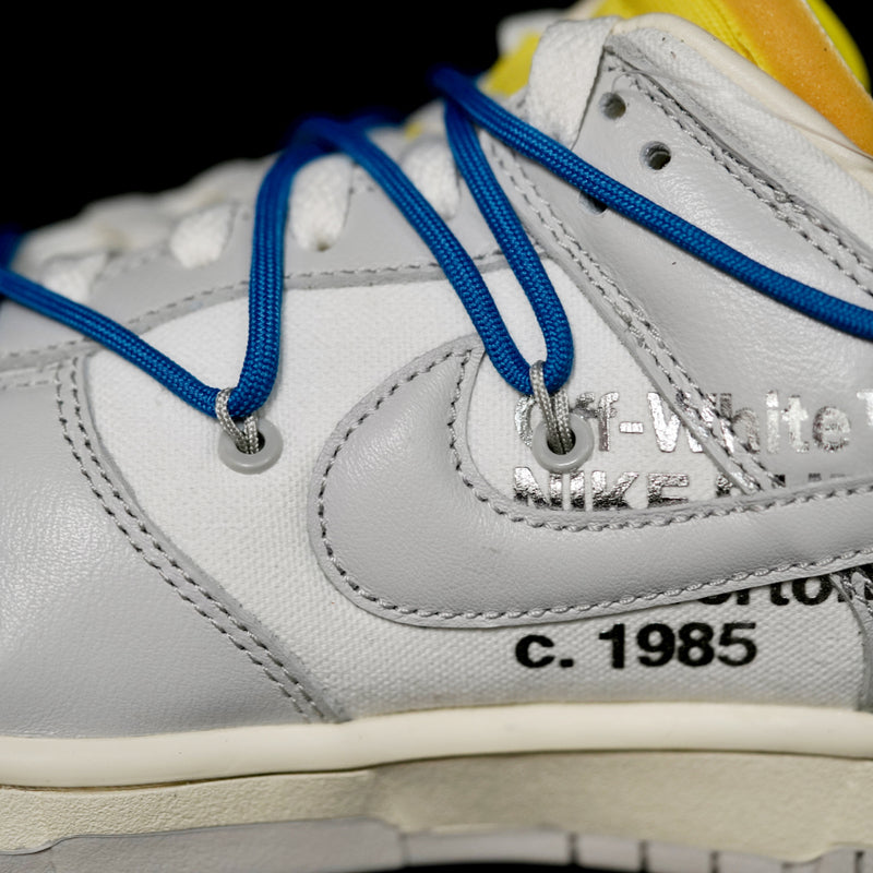 MO - OW x Dunk (NO.10) blue shoelace yellow buckle