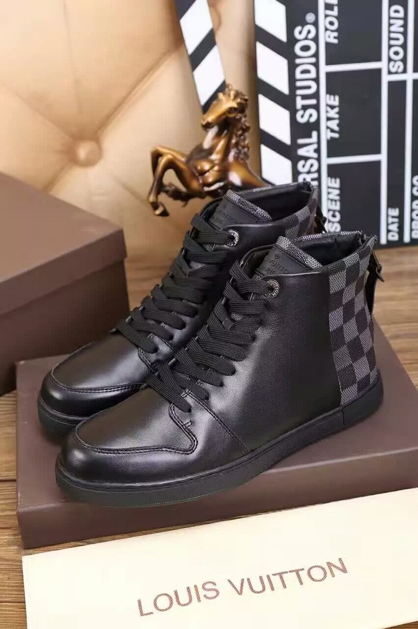 MO - LUV HIgh Top Black Sneaker