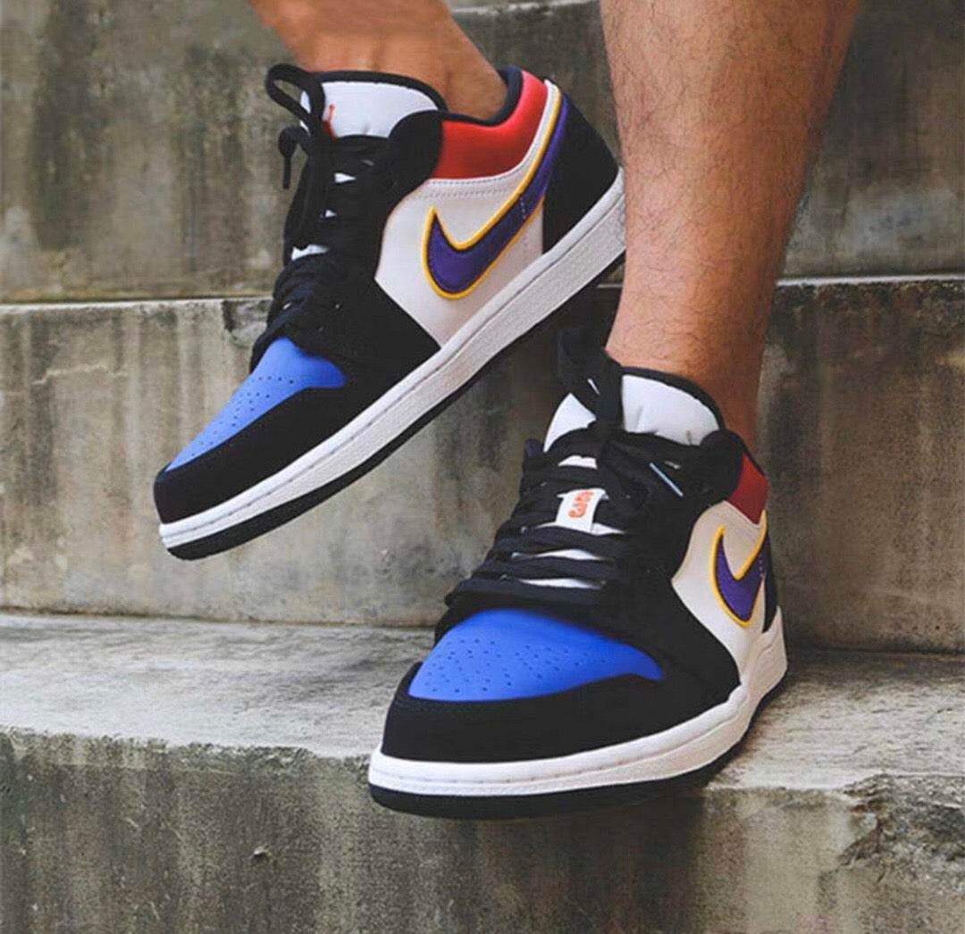 MO - AJ1 Mandarin Duck Lakers Purple