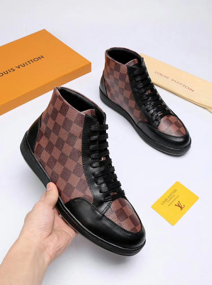 MO - LUV HIgh Top Brown Sneaker