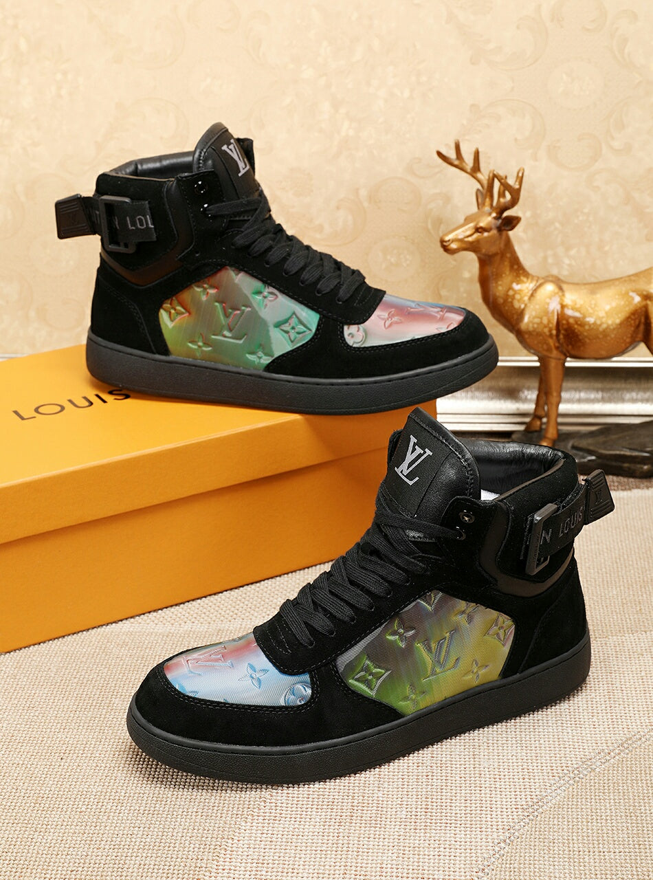 MO - LUV High Top Black Sneaker