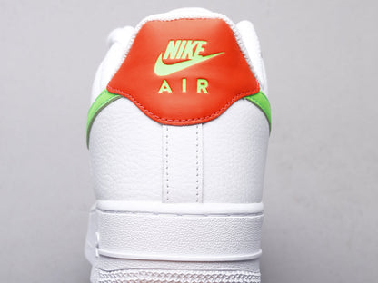 MO - AF1 White powder green low top