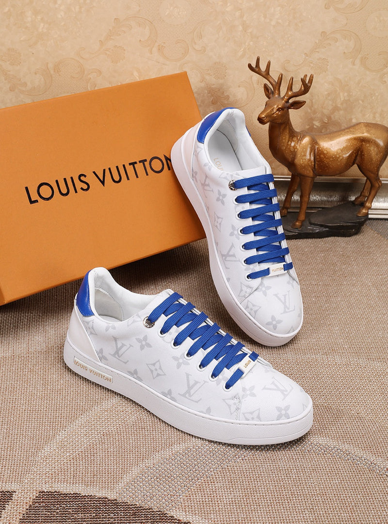 MO - LUV Time Out Blue And White Sneaker