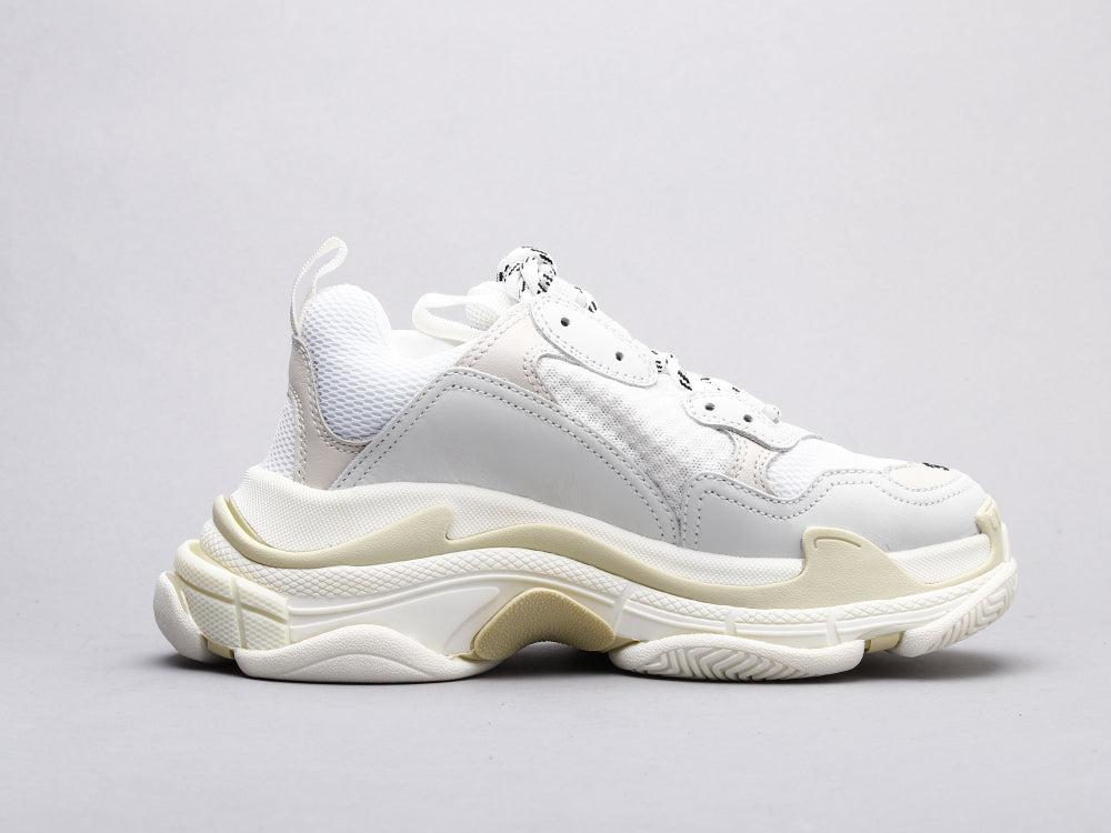 MO - Bla Triple S Pure White Sneaker