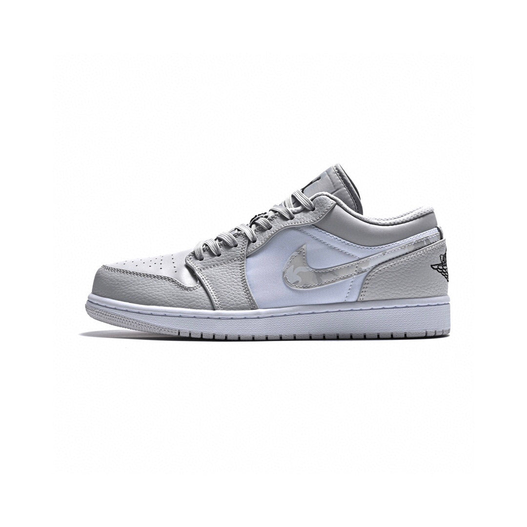 MO - AJ1 low grey and white camouflage