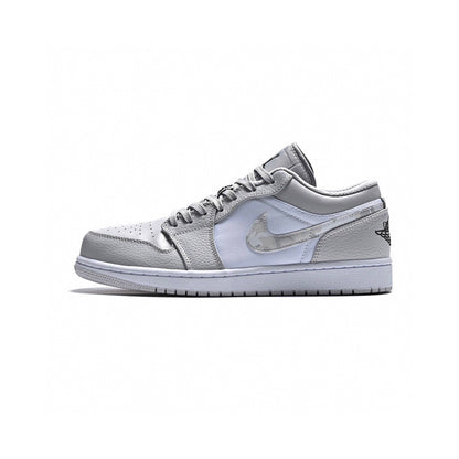 MO - AJ1 low grey and white camouflage