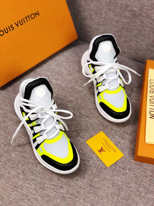 MO - LUV Archlight Black White Yellow Sneaker