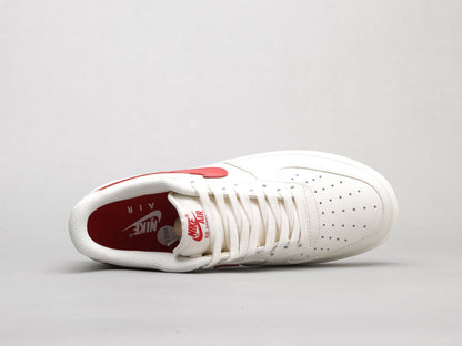 MO - AF1 retro white red low top