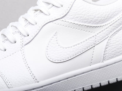 MO - AJ1 Pure white lychee pattern