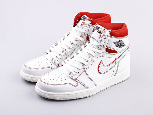 MO - AJ1 white and red manuscript