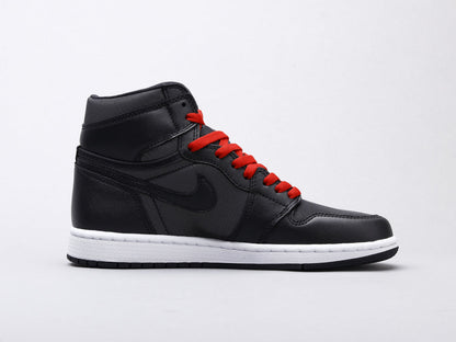 MO - AJ1 black and red silk