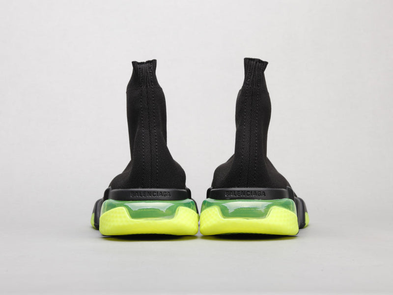 MO - Bla Socks Air Cushion Black Green Sneaker