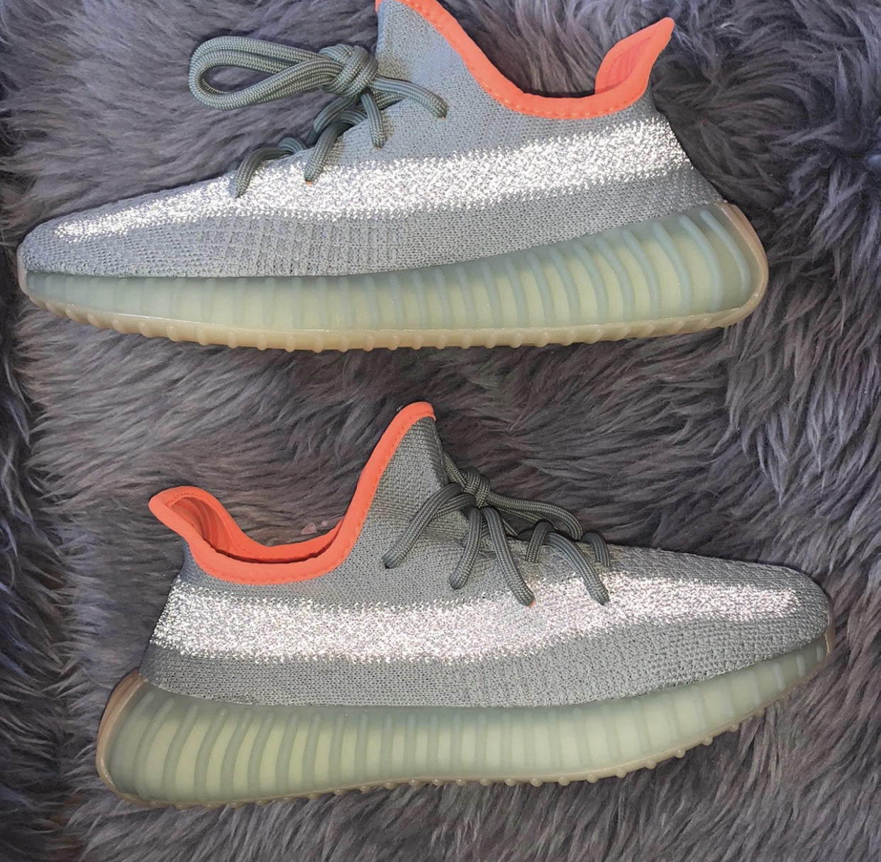 MO - Yzy 350 Gray Orange Sneaker