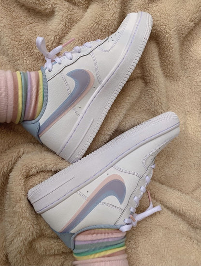 MO - AF1 Blue Pink Double Hook Women's