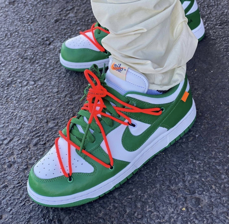 MO - OW x Dunk Low White Green