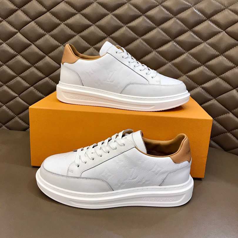 MO - LUV Beverly Hills White Yellow Sneaker