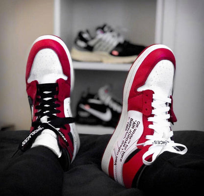 MO - AJ1 White Red