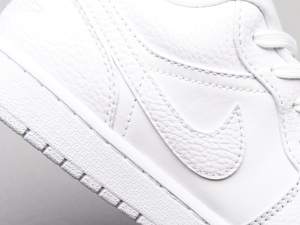 MO - AJ1 Pure white lychee pattern